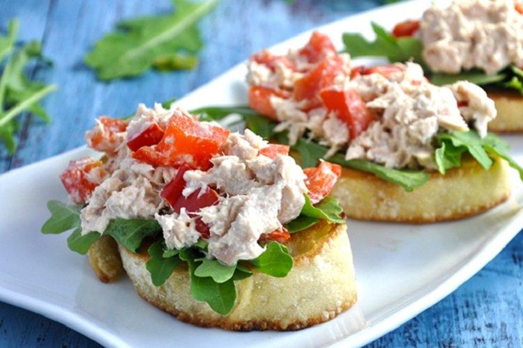 Bruschetta au thon