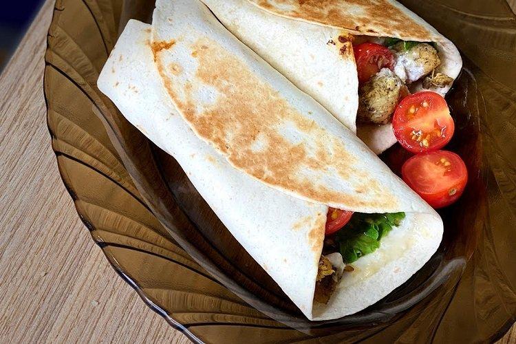 Burrito à la dinde et aux légumes