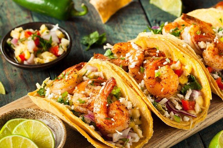 Burrito aux crevettes