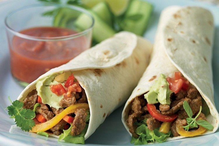 Burrito mexicain classique