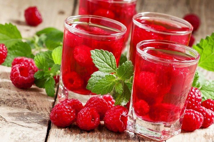 Compote de rhubarbe et framboise