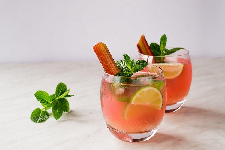 Compote de rhubarbe et citron