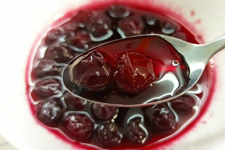 Confiture de cerises douces sans sucre