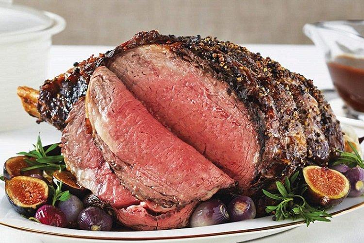 Rôti de boeuf aux figues et romarin