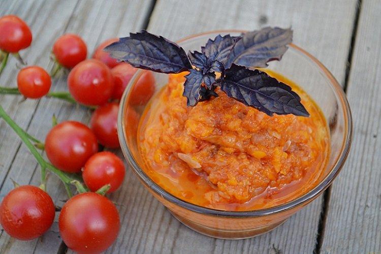 Caviar de courgettes au basilic pour l'hiver