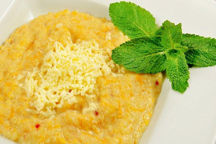 Bouillie de pois au fromage