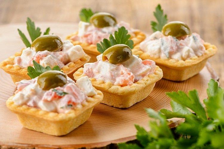 Tartelettes farcies à la chair de crabe