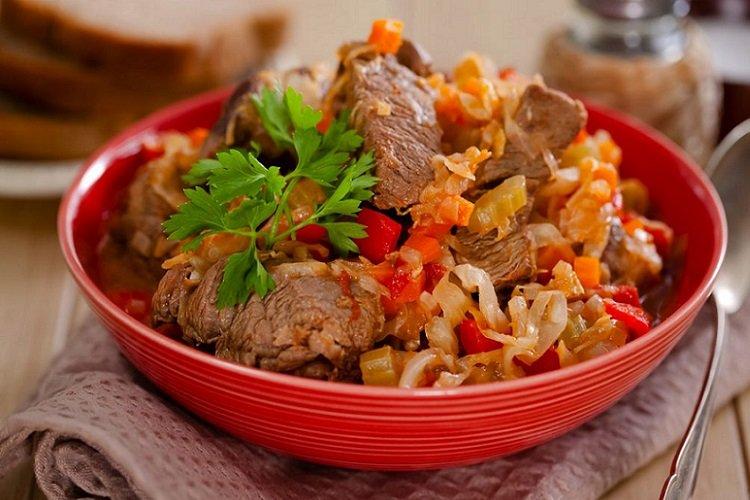 Porc mijoté au chou