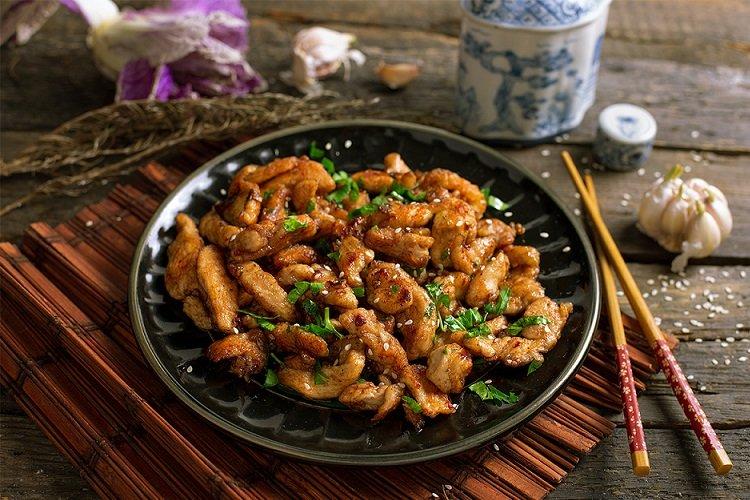 Poulet à l'asiatique