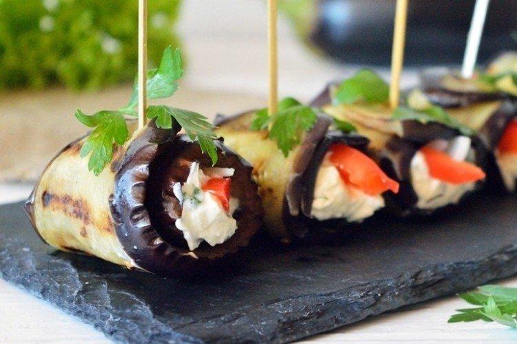 Aubergine au fromage à la crème