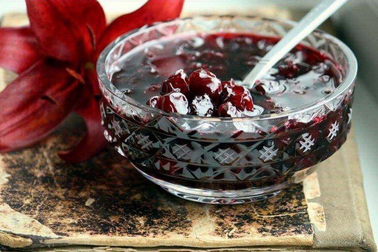 Confiture de cerises sans sucre