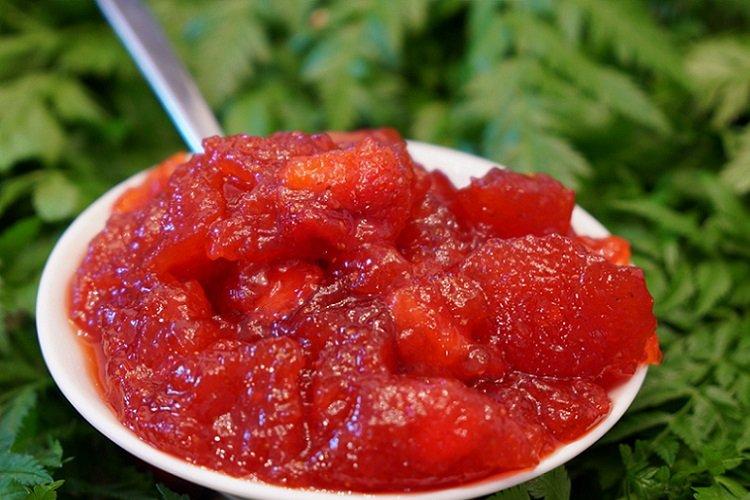Confiture de fraises non cuite