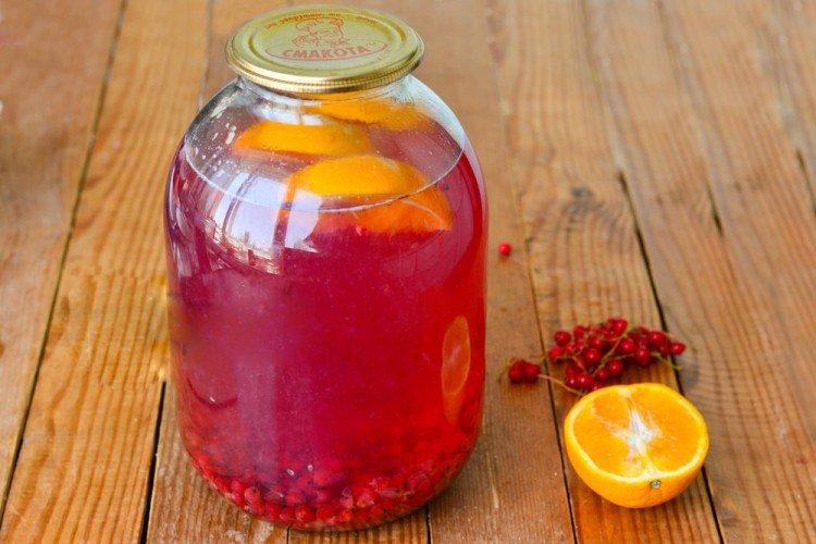 Compote de groseilles à l'orange