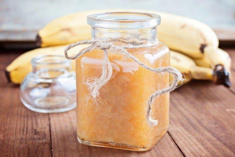 Confiture de bananes sans sucre