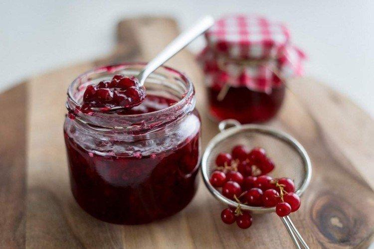Confiture de groseilles rouges sans sucre
