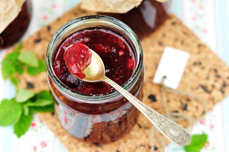 Confiture de groseilles rouges et groseilles