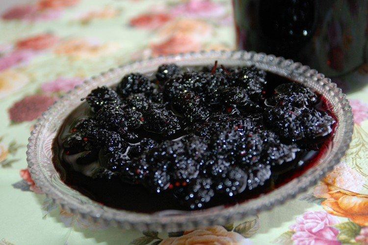 Confiture de mûres cinq minutes