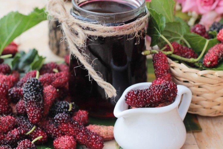 Confiture de mûres à l'orange