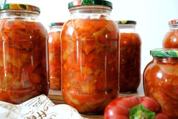 Salade de tomates et poivrons