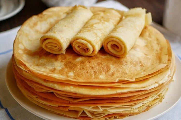 Crêpes au lait caillé