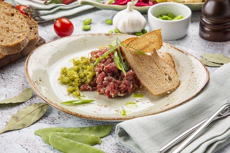 Tartare de boeuf au gingembre