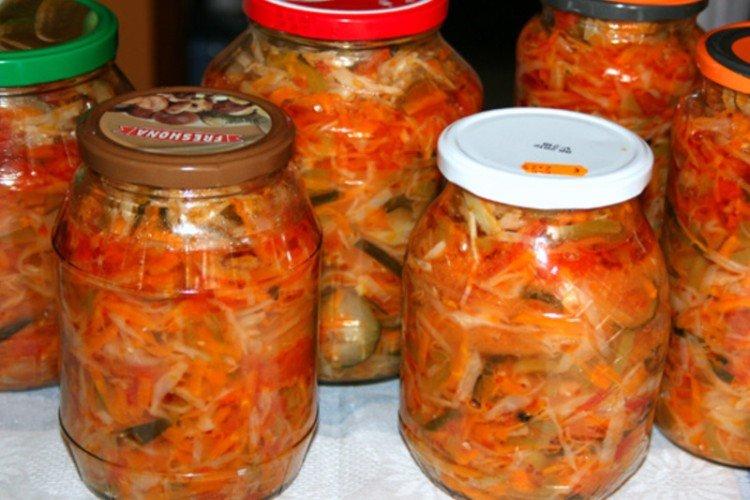 Préparation de légumes pour l'hiver