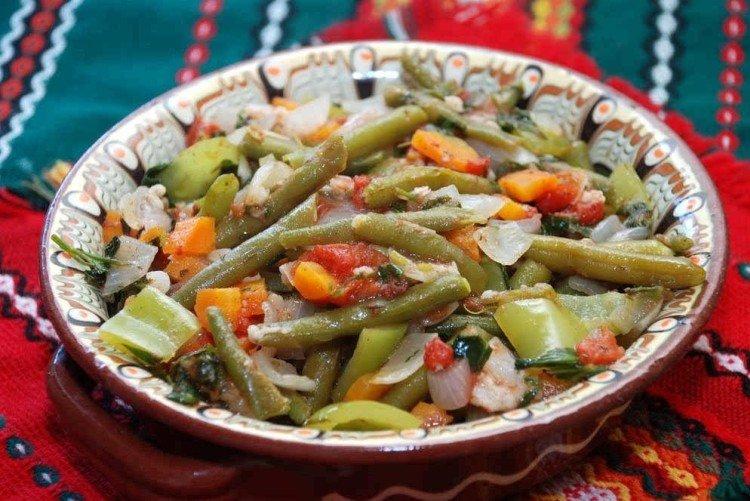Sauté de légumes aux haricots verts
