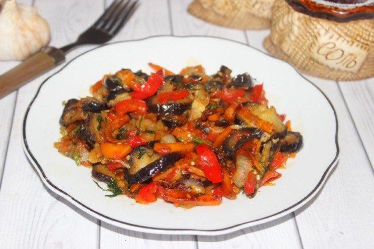 Sauté de légumes au vin rouge