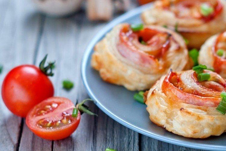 Boucles de pâte feuilletée