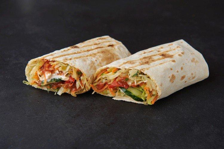 Shawarma pique-nique végétarien