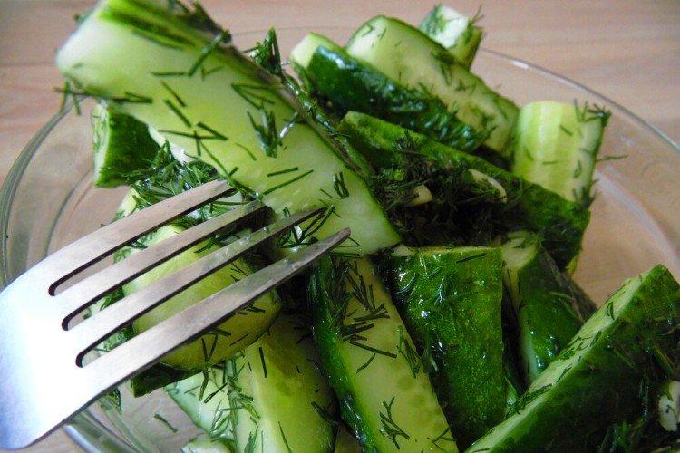 Collation au concombre