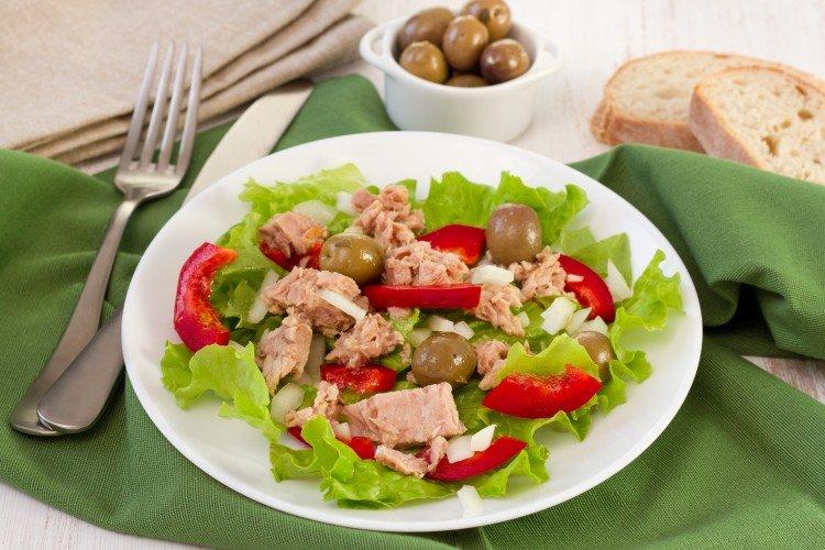 Salade de poivrons et thon