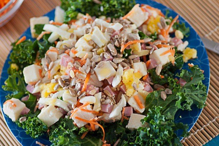 Salade de jambon et fetax