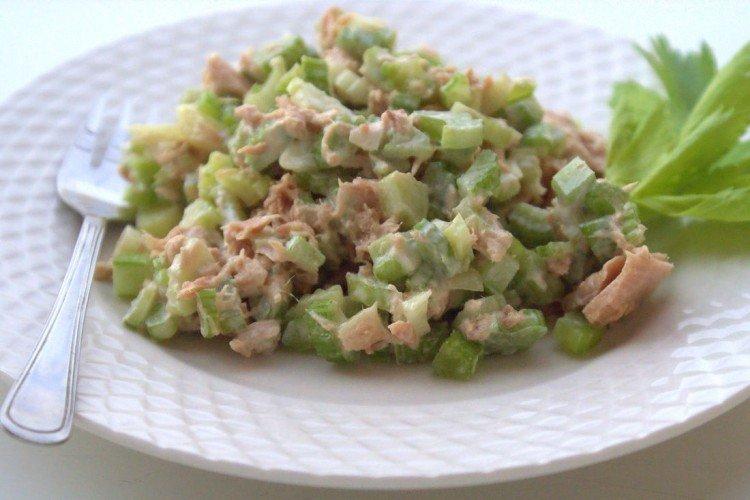 Salade de thon et noix