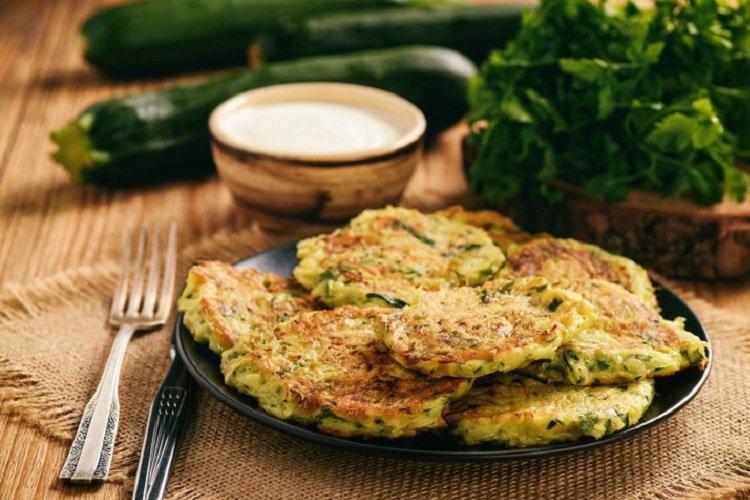 Crêpes de courgettes sans oeufs