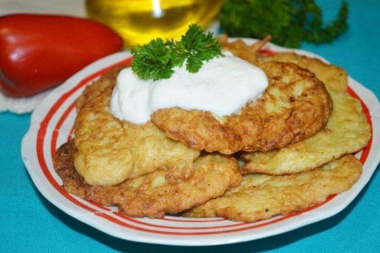 Crêpes de courgettes à la semoule