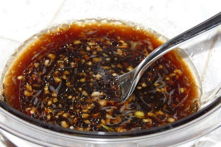 Sauce soja, marinade miel et ail