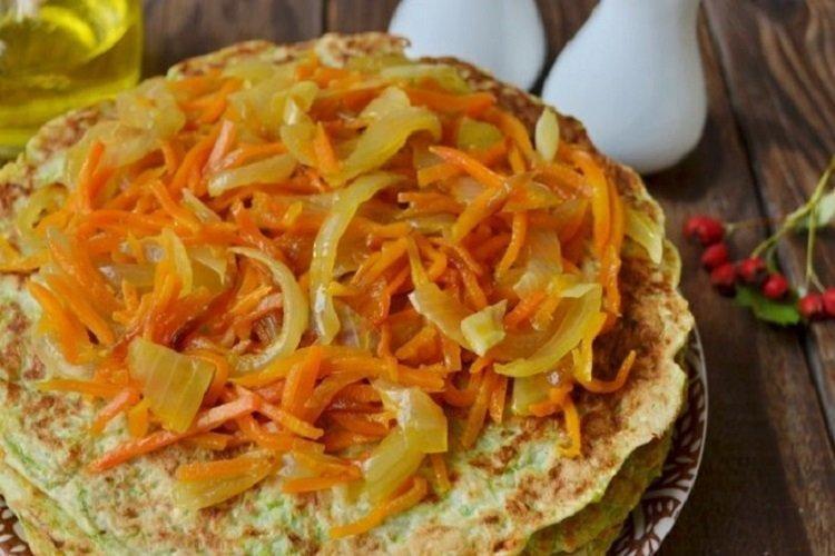 Cake aux courgettes, oignons et carottes