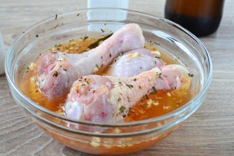 Marinade à la bière pour brochettes de poulet