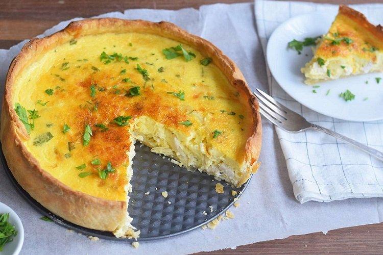 Tarte au fromage en gelée