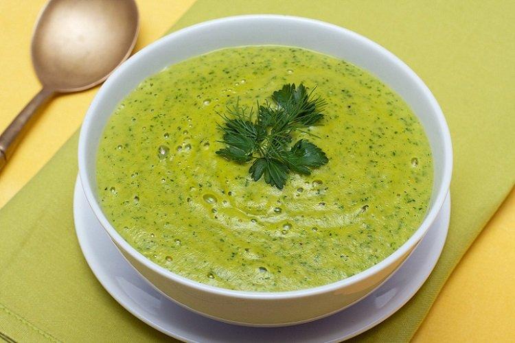 Gaspacho aux tomates vertes