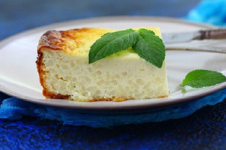 Casserole de fromage cottage et riz