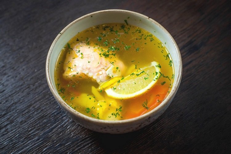 Oreille de poisson rouge au citron