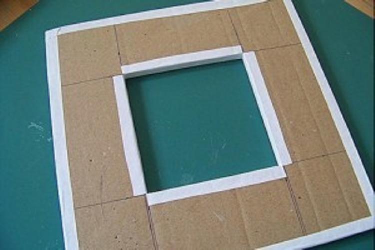 Cadre photo original de céréales à faire soi-même