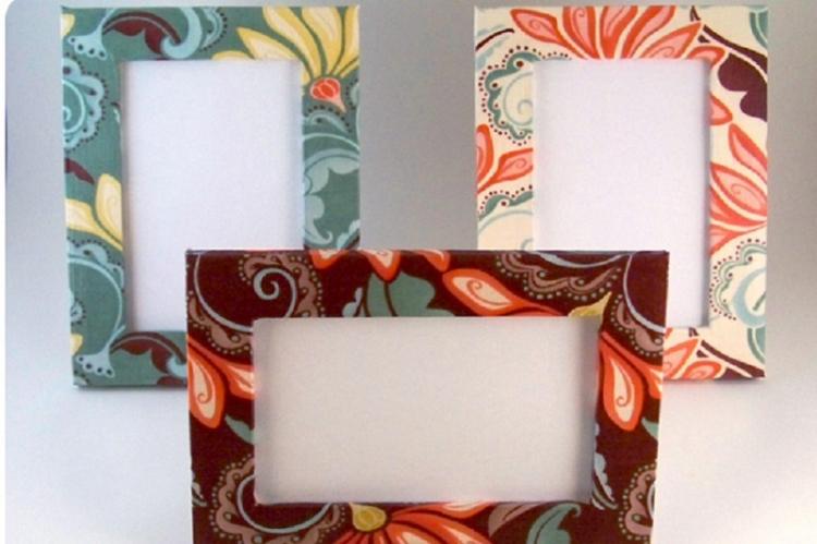 Cadre photo en carton bricolage