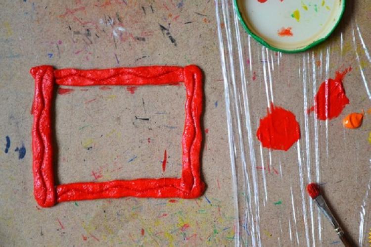 Cadre photo en pâte à faire soi-même