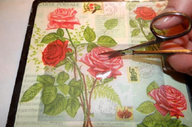 Cadre photo de découpage bricolage