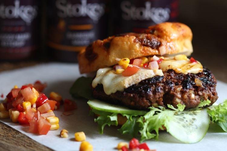 Hamburger avec sauce au miel - Recette comment faire à la maison