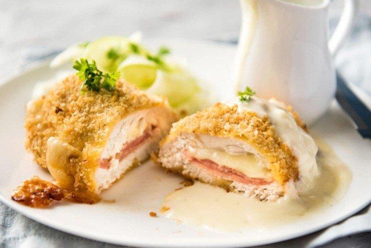 Cordon bleu - Plats chauds pour les recettes d'anniversaire
