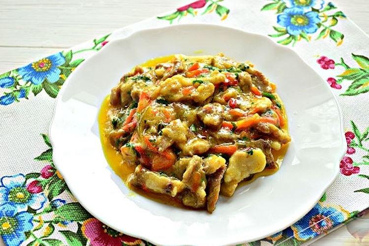 Azu au porc et au poivron - Plats chauds pour les recettes du Nouvel An 2021